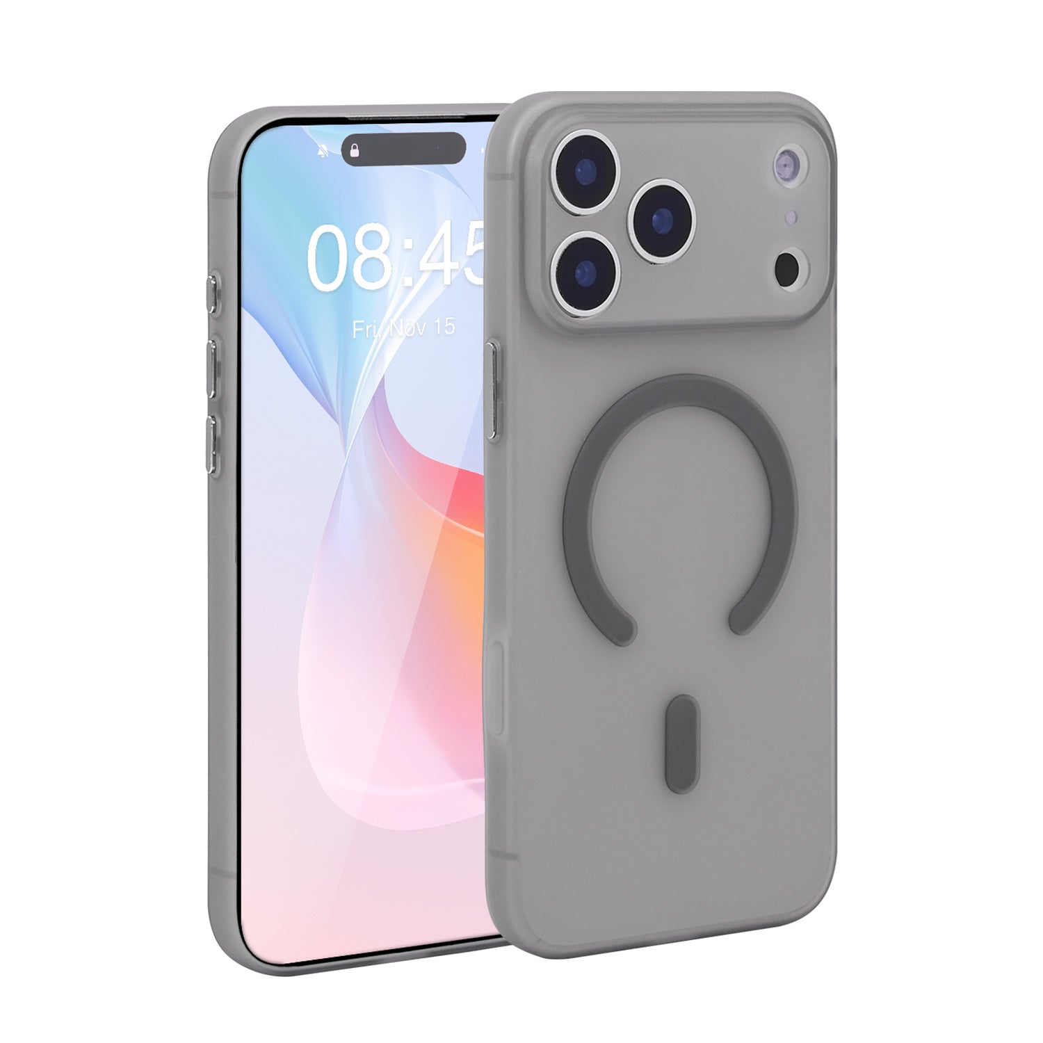 Thin iPhone MagSafe Skal - Grå