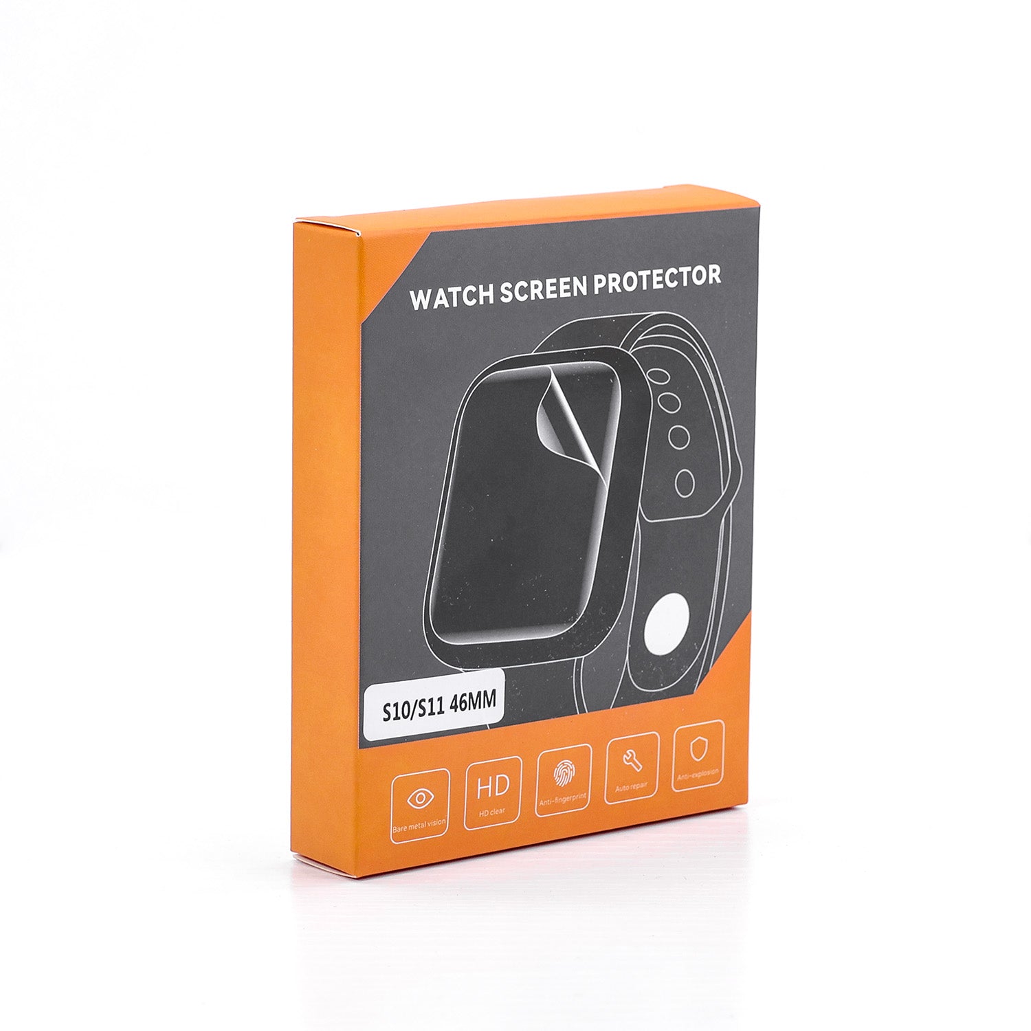 Skärmskydd med monteringsram – Kompatibel med Apple Watch