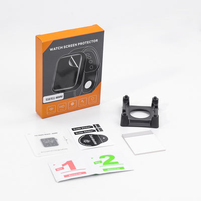 Skärmskydd med monteringsram – Kompatibel med Apple Watch