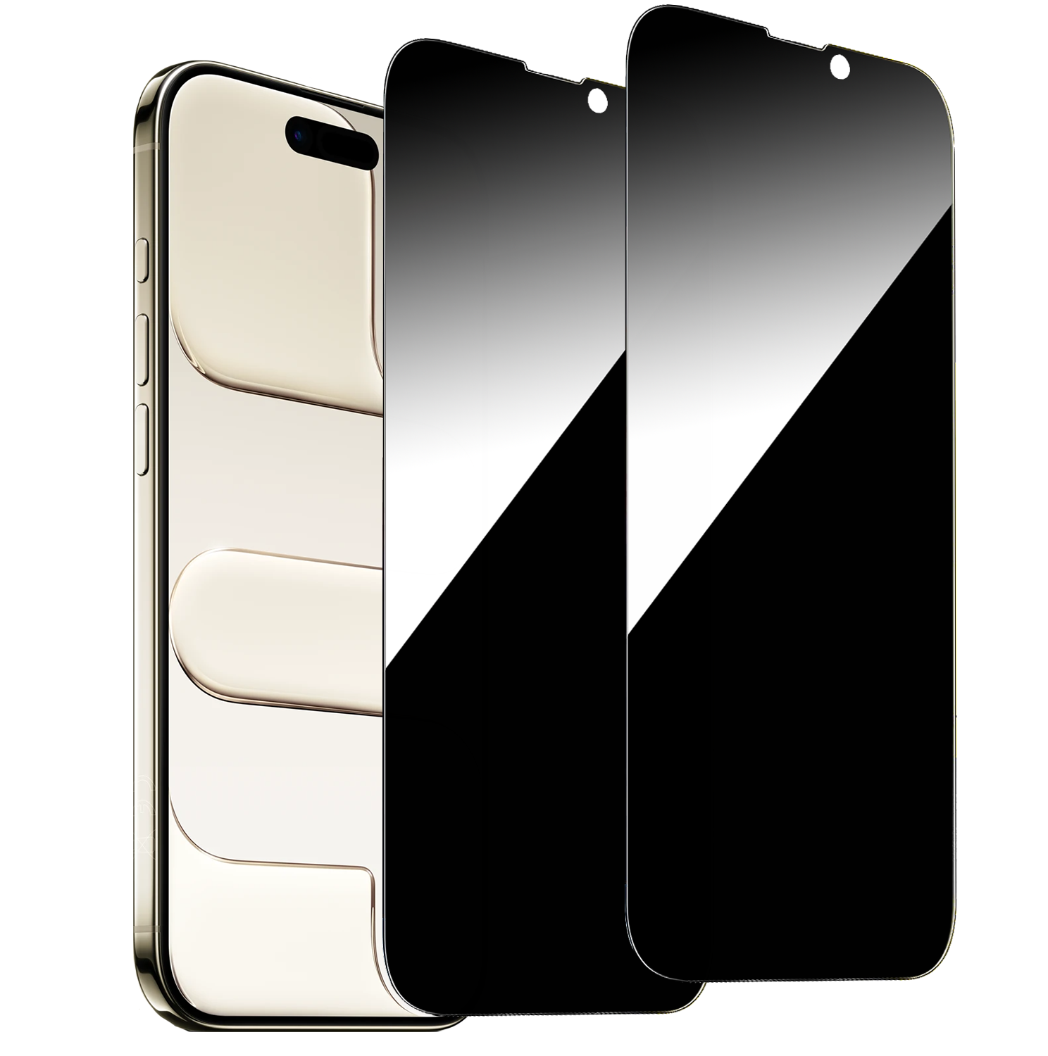 2-Pack iPhone 17 Air Privacy / Sekretessskärmskydd - Härdat Glas, Anti-Spy Privat Skydd