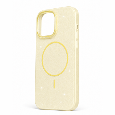 Glitter MagSafe Skal - Gul