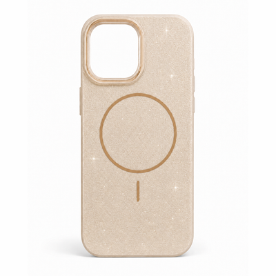 Glitter MagSafe Skal - Bronze