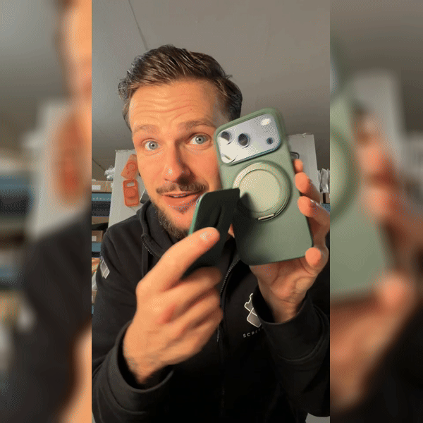 Silikonskal med MagSafe-kompatibel magnet