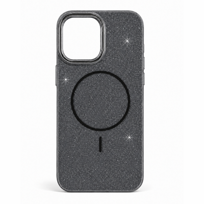 Glitter MagSafe Skal - Svart